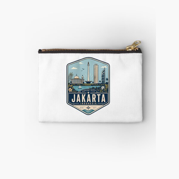 Artikelvorschau, Hauptstadt Jakarta, Indonesien, gegründet 1527, Reisesouvenir, Urlaub entworfen und verkauft von Simsimah26Parks.