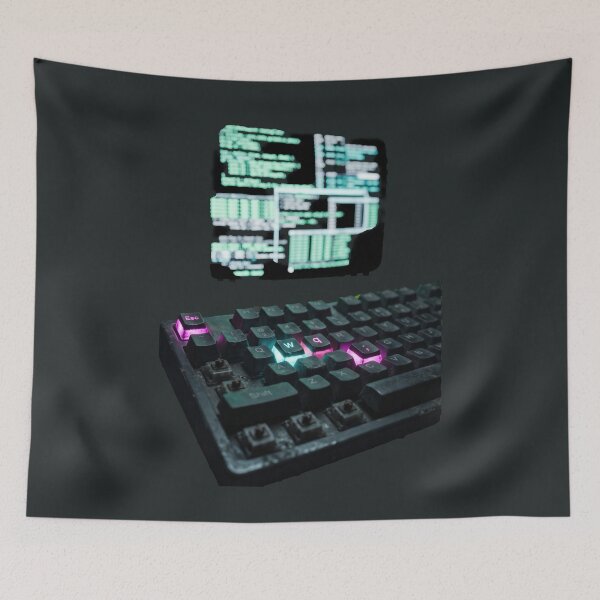 Item preview, How To Exit Vim Keyboard Mechanical Terminal Hacker designed and sold by TechNexusPrints.