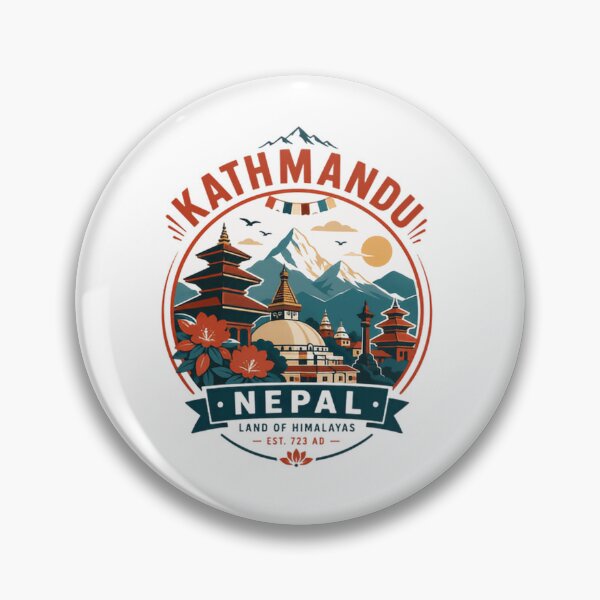 Item preview, Kathmandu Nepal Land Of Himalayas Est 723 Ad Travel Tourist Souvenir designed and sold by Simsimah26Parks.