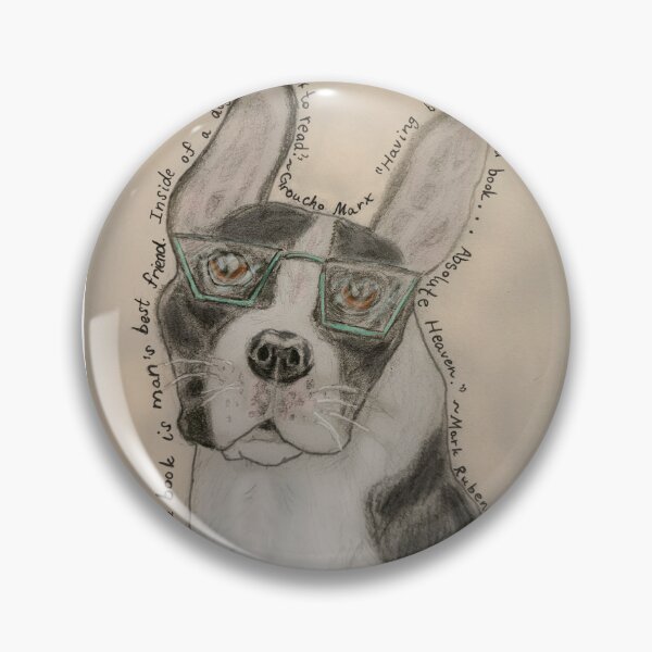 Item preview, Boston Terrier with Glasses designed and sold by AlanaKDrex.