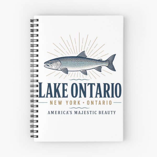 Item preview, Lake Ontario Fishing New York Vintage Trout designed and sold by VioletNance.