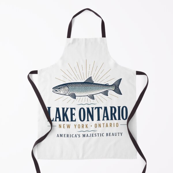 Item preview, Lake Ontario Fishing New York Vintage Trout designed and sold by VioletNance.
