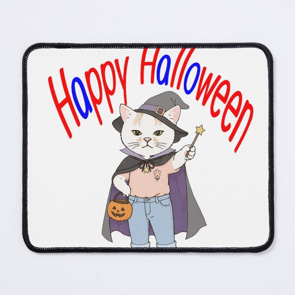 Item preview, Cute Witch Cat Happy Halloween designed and sold by Komatoya.