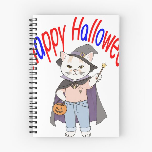 Item preview, Cute Witch Cat Happy Halloween designed and sold by Komatoya.