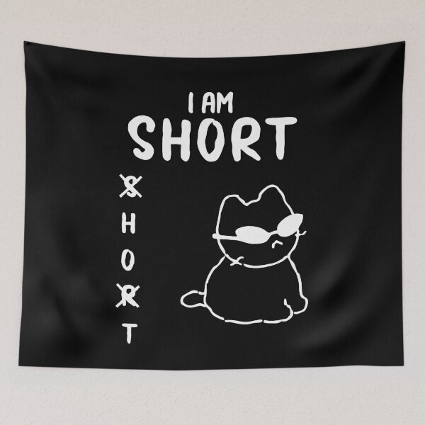 Item preview, I Am Short Cat with Sunglasses designed and sold by PaigeWoodShop.
