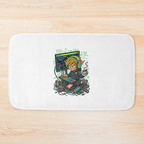 Item preview, Cybergoblin Developer Coffee And Late Night Debugging designed and sold by TechNexusPrints.