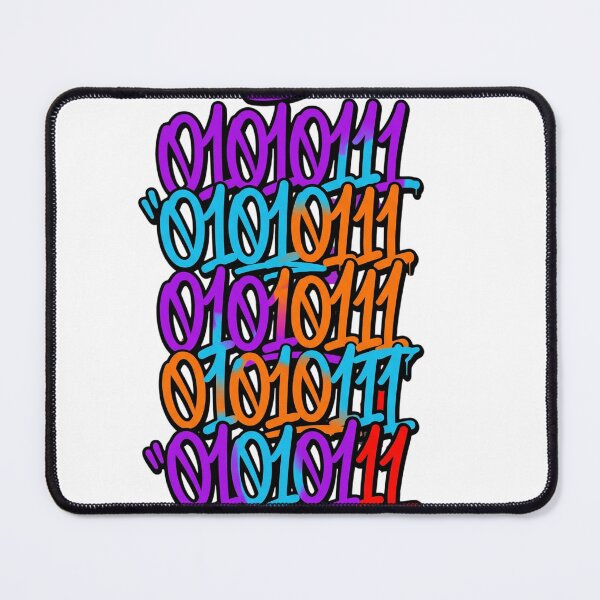 Item preview, Binary Code Streetwear Graffiti Urban Hacker Tag designed and sold by TechNexusPrints.
