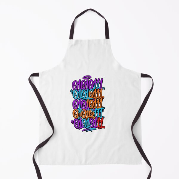 Item preview, Binary Code Streetwear Graffiti Urban Hacker Tag designed and sold by TechNexusPrints.