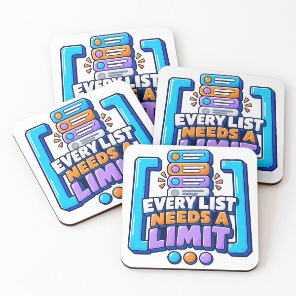Item preview, Every List Needs Limits Backend designed and sold by Shope Buzz.