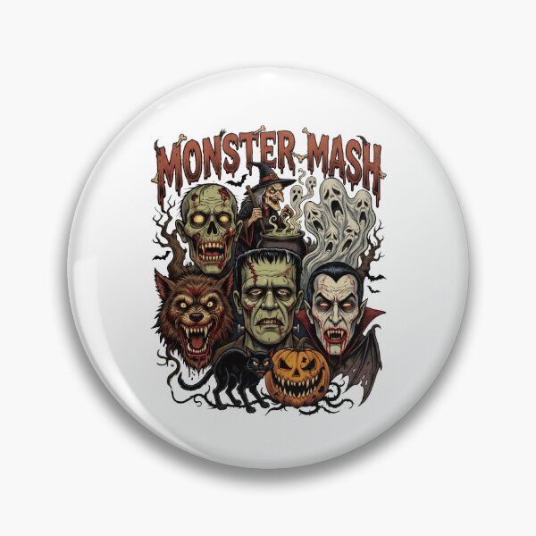 Item preview, Spooky Retro Halloween Monster Mash  designed and sold by HeatherRu96664.