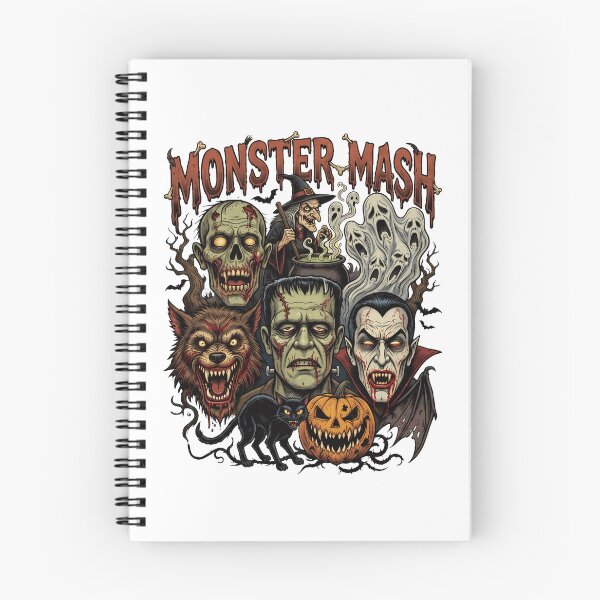 Item preview, Spooky Retro Halloween Monster Mash  designed and sold by HeatherRu96664.