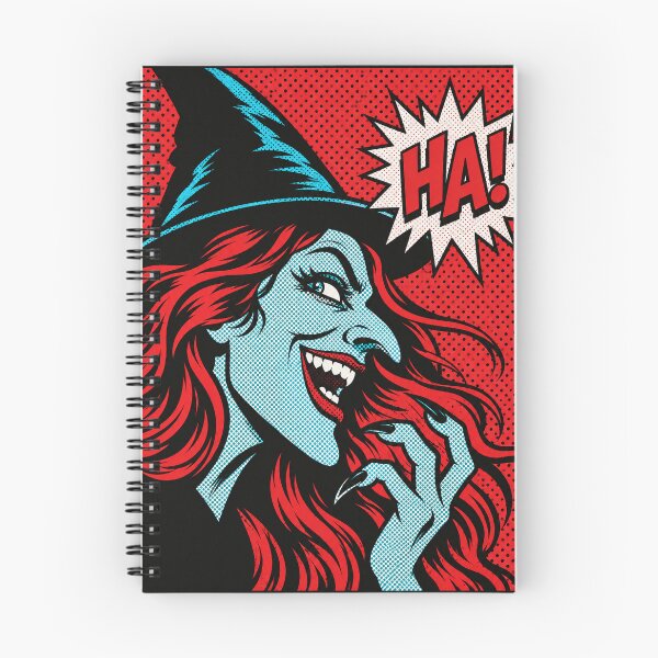 Item preview, Retro Pop Art HA! Laughing Witch – Vintage Halloween Comic Book Art designed and sold by WolfmanProphecy.