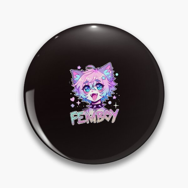 Item preview, Cute Anime Femboy Cat Aesthetic Design designed and sold by ImeldaSparks.