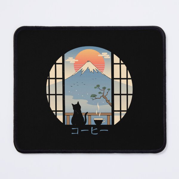 Item preview, coffee cat in mt. fuji designed and sold by IvanSamuel81.