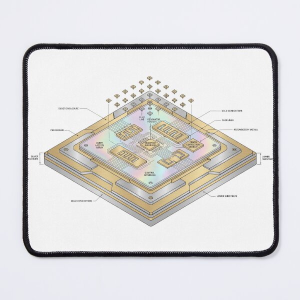 Item preview, Minimalist Quantum Processor Core Isometric Tech Sticker designed and sold by TechNexusPrints.