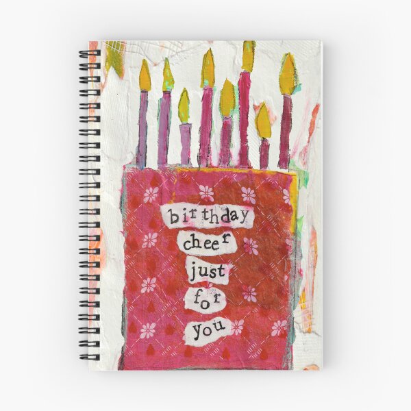 Item preview, Birthday Cheer - Whimsical Card with Eight Candles designed and sold by KATHLEEN TENNANT ART.