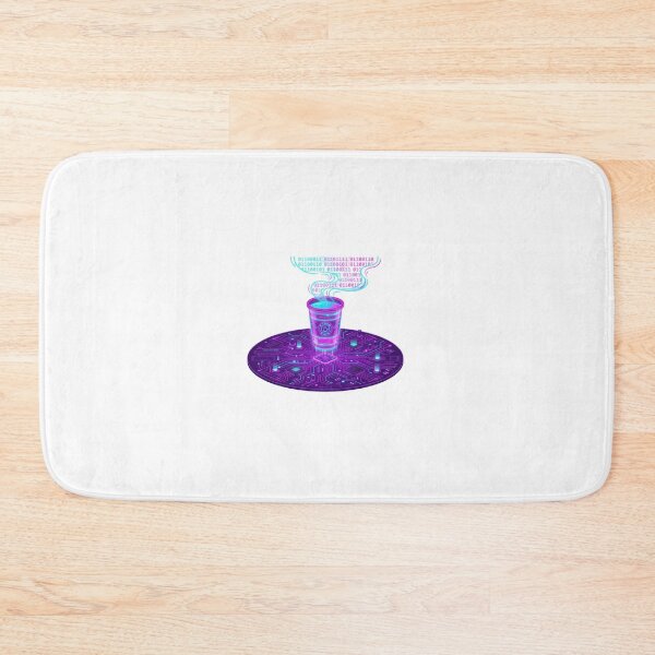 Item preview, Futuristic Holographic Coffee Cup Neon Binary Code Sticker designed and sold by TechNexusPrints.