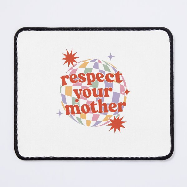 Item preview, Respect Your Mother Disco Ball Retro designed and sold by ImeldaSparks.
