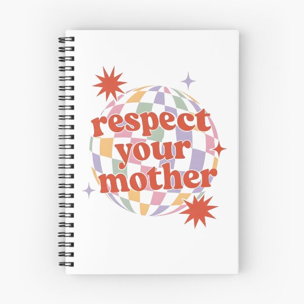 Item preview, Respect Your Mother Disco Ball Retro designed and sold by ImeldaSparks.