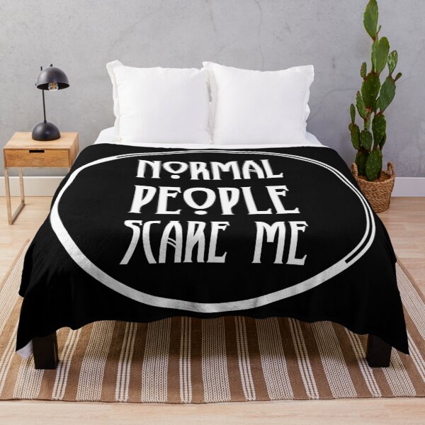 Item preview, Normal People Scare Me designed and sold by spiritofarsenic.