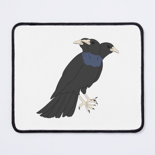 Item preview, Crow With Three Heads Mythical Gothic Raven Occult Graphic designed and sold by Hearthodle.