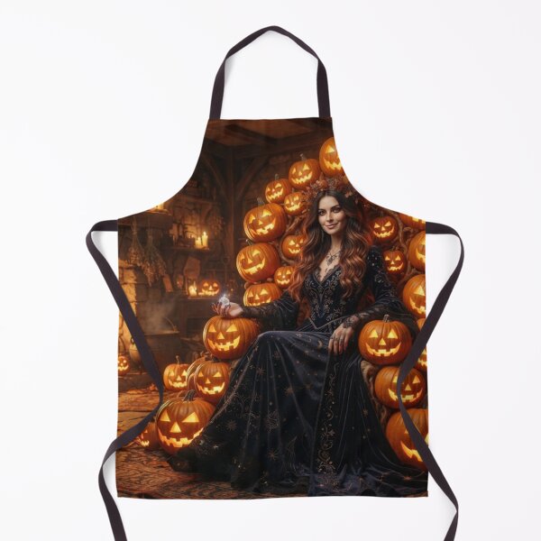 Item preview, Pumpkin Throne Queen Gothic Halloween Art designed and sold by AfresStudio.