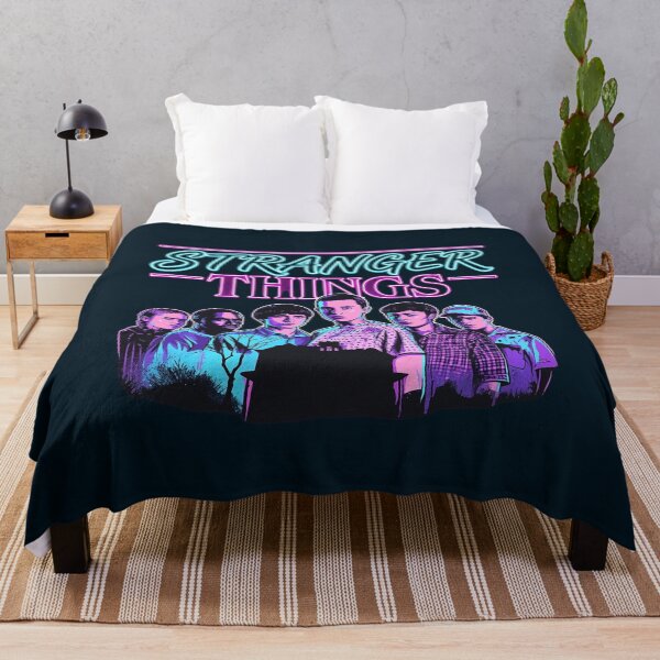 Item preview, Stranger Things Purple Blue Character Group designed and sold by EllaSwartt.
