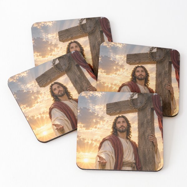 Item preview, Jesus and the Cross Catholic Christian Faith Gift designed and sold by LTcatholics.