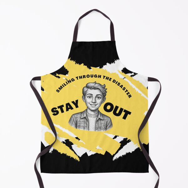 Item preview, Smiling Through The Disaster Stay Out Graphic designed and sold by InfiniEmotion.