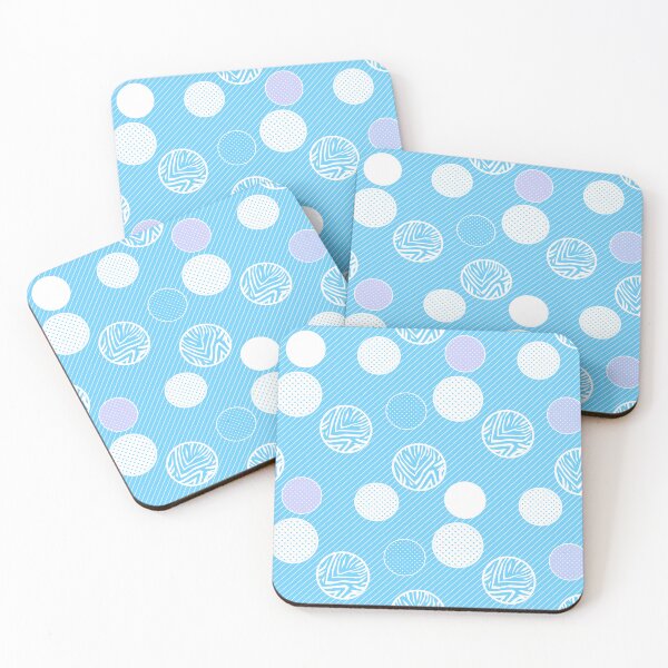 Item preview, In polka dots abstract gently blue designed and sold by fuzzyfox.