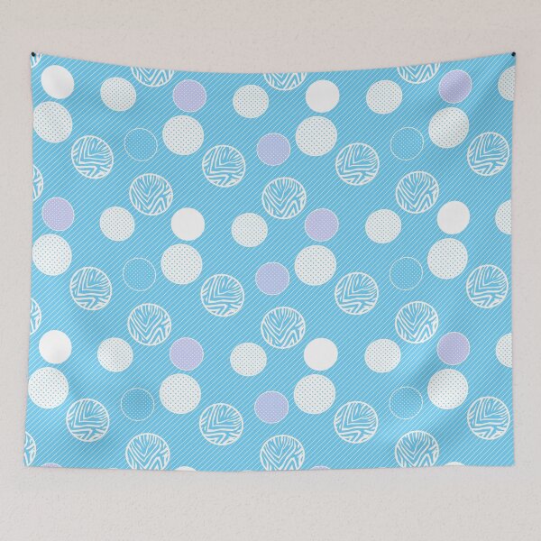 Item preview, In polka dots abstract gently blue designed and sold by fuzzyfox.