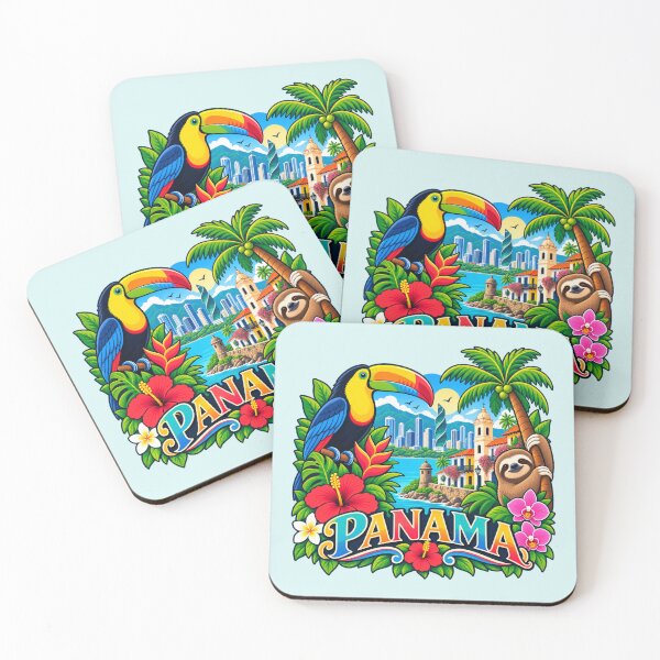 Item preview, Panama - Toucan Sloth Wildlife designed and sold by Myra365Art.
