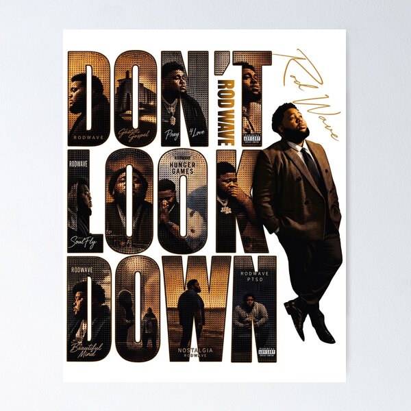 Item preview, Rod Wave Don't Look Down Tour 2026 designed and sold by KixMatch.