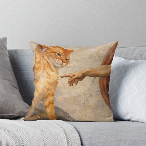 Artikelvorschau, Katze und Gottes Hand entworfen und verkauft von JulietteThomas.