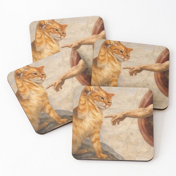 Item preview, Cat and God's Hand designed and sold by JulietteThomas.