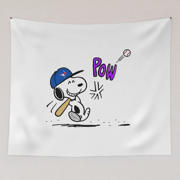Item preview, Snoopy Béisbol ¡Pum! Azulejos designed and sold by RetroCivicPop.