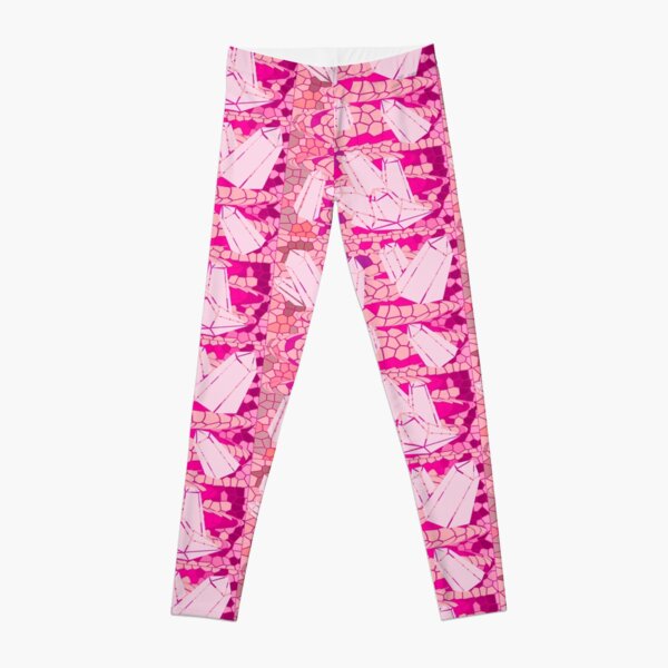 hot pink snake print leggings