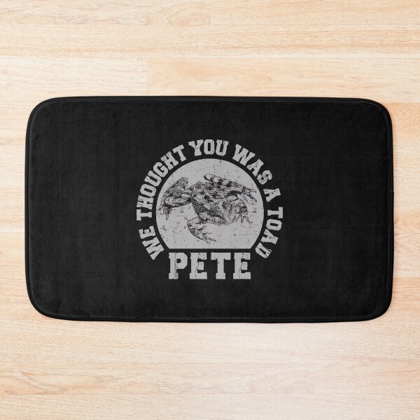Item preview, Toad Pete Amphibian Retro Textured Quote designed and sold by Glendohatham.