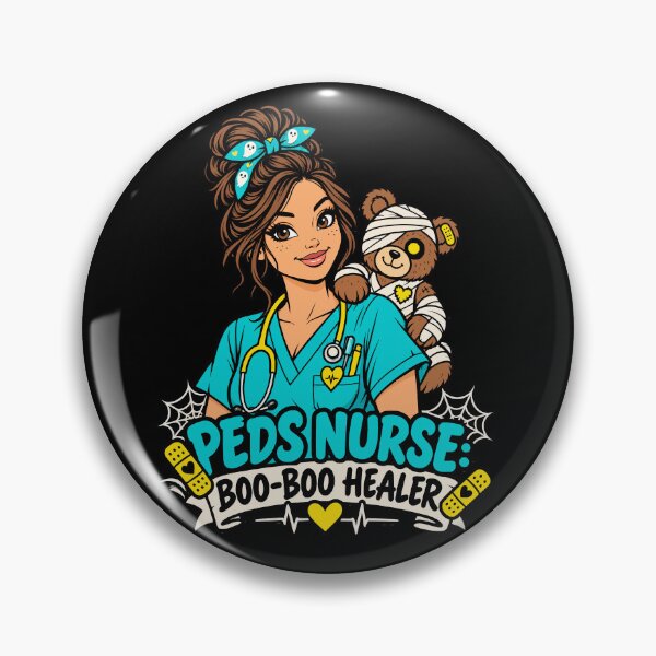 Item preview, Halloween Pediatric Nurse Boo-Boo Healer Teddy Bear designed and sold by Uglyandcute.