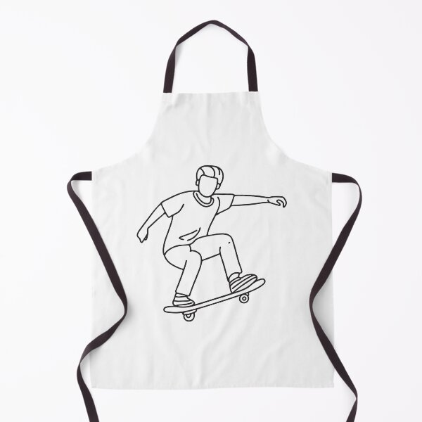 Item preview, Doodle illustration of a skateboarder speeding downhill designed and sold by rasagamastore.