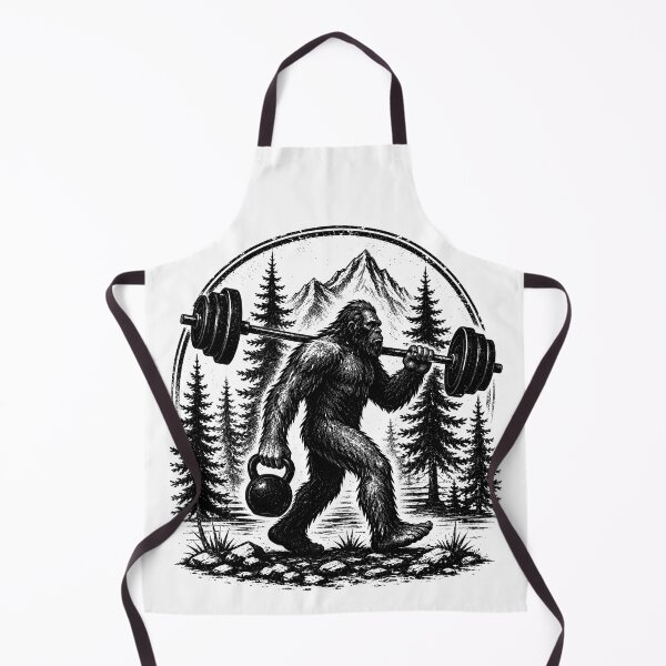 Item preview, Bigfoot Workout Gym Funny Sasquatch Fitness designed and sold by gordonbwyashop.