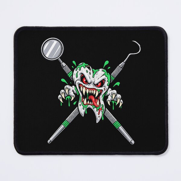 Item preview, Dental Assistant Fighting Cavities and Curses Halloween Tooth Creature designed and sold by Uglyandcute.