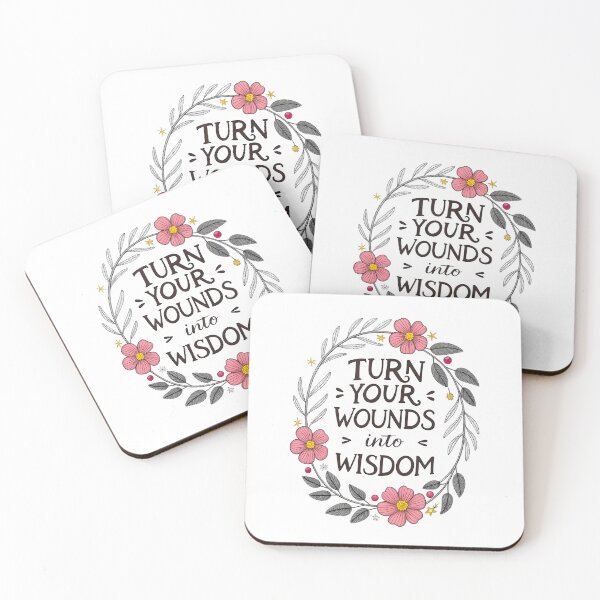 Item preview, Turn your wounds into wisdom designed and sold by nimmitrends.