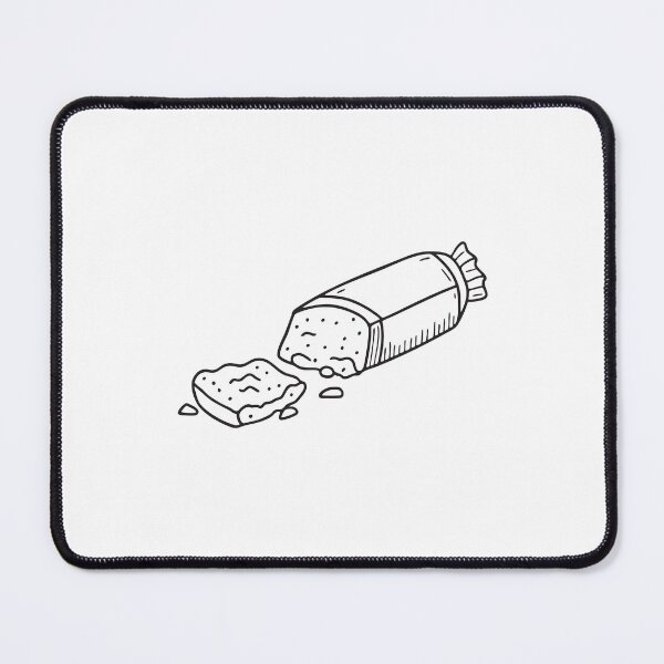 Item preview, Doodle illustration of a half-open vegan protein bar on a table designed and sold by rasagamastore.
