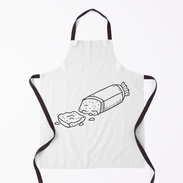 Item preview, Doodle illustration of a half-open vegan protein bar on a table designed and sold by rasagamastore.