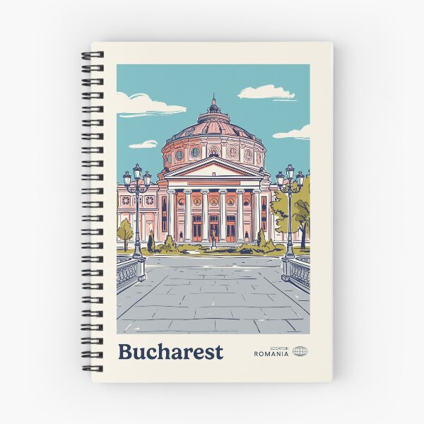 Item preview, Bucharest Vintage Retro Romania Travel designed and sold by RareDeerArt.