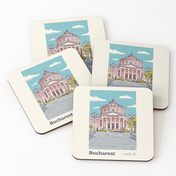 Item preview, Bucharest Vintage Retro Romania Travel designed and sold by RareDeerArt.