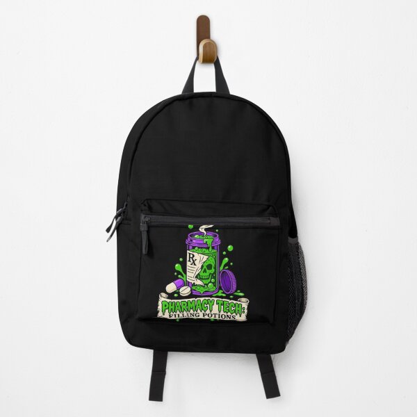 Item preview, Pharmacy Tech Filling Potions Halloween Skull Potion Bottle designed and sold by Uglyandcute.