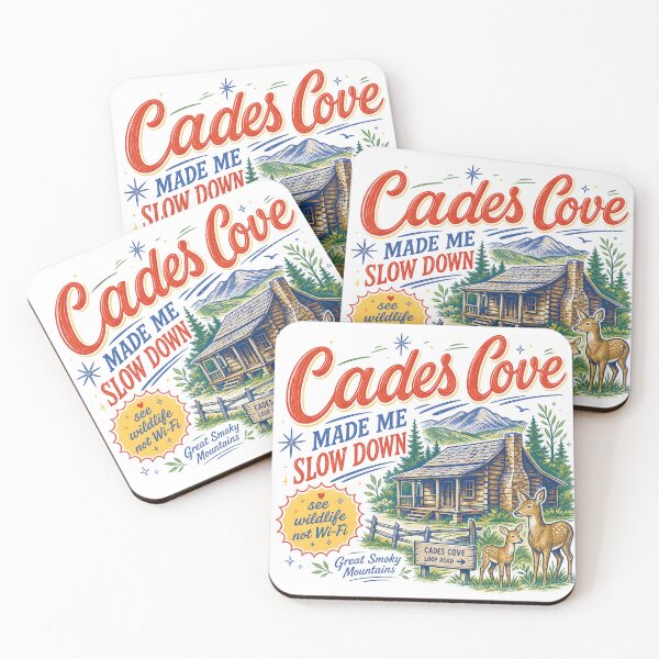 Item preview, Cades Cove Made Me Slow Down Vintage Smoky Mountains Design designed and sold by castillomiami.