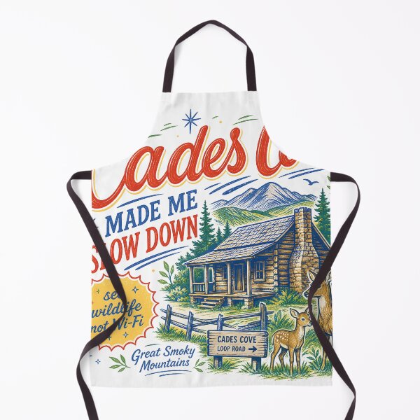 Item preview, Cades Cove Made Me Slow Down Vintage Smoky Mountains Design designed and sold by castillomiami.